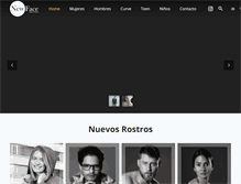 Tablet Screenshot of newfaceagency.com